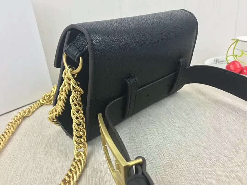 Givenchy Small gv3 Bag In Grained Leather And Suede Black 6