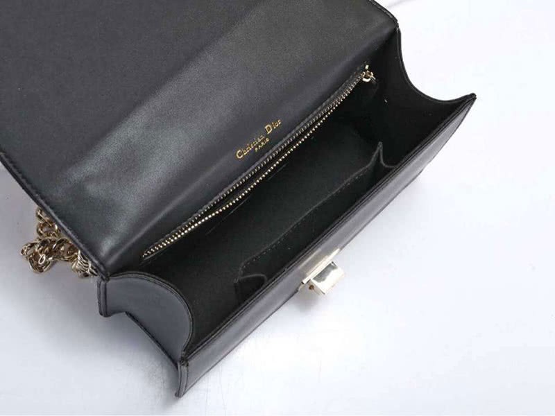 Dior Small Diorama Lambskin Bag Black d0526 7