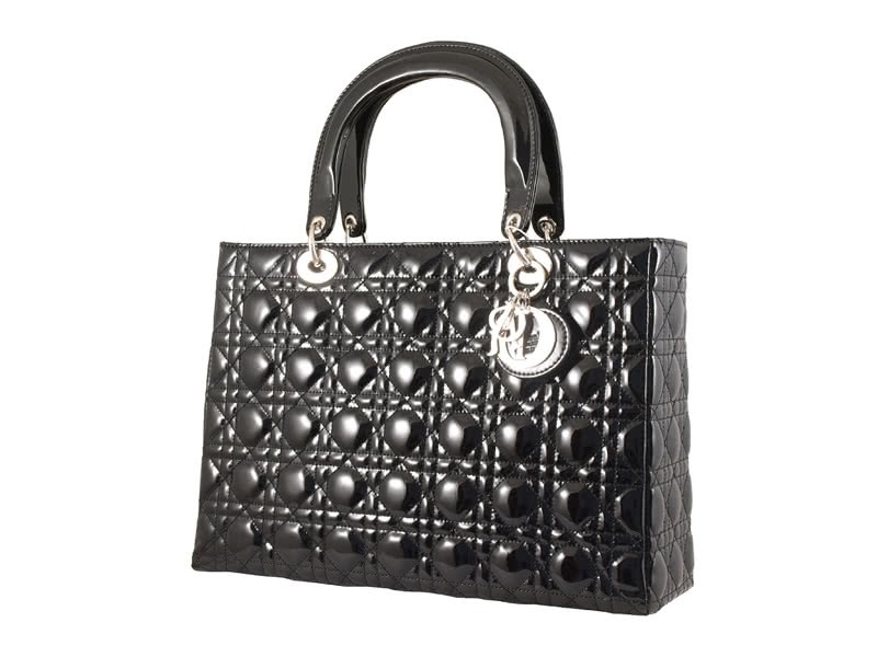 Dior Large Patent Leather Bag Black 2