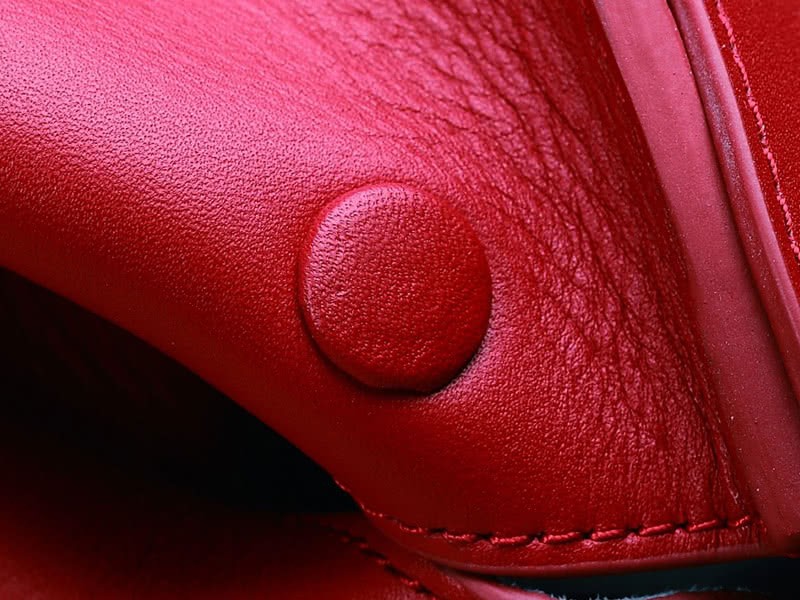 Celine Tie Nano Top Handle Bag Leather Red 9