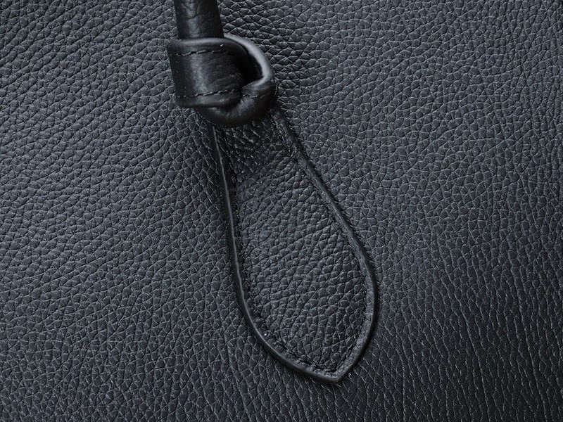 Celine Tie Nano Top Handle Bag Leather Black 16