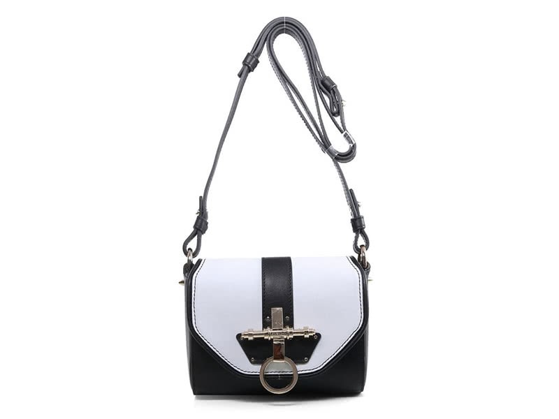 Givenchy Obsidian Small Crossbody Bag White Black 1