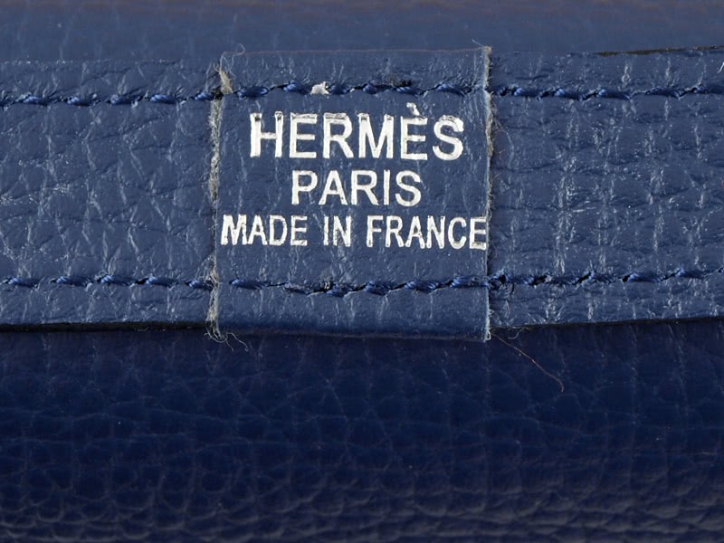Hermes Constance 23 Single Shoulder Bag Togo Leather Dark Blue 7