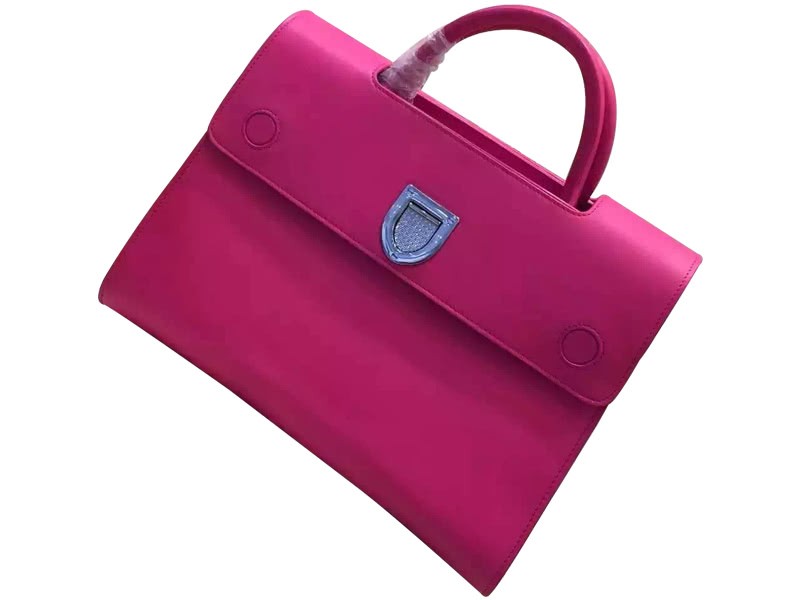 Dior Diorever Bag Noisette Prestige Calfskin Hot Pink 4