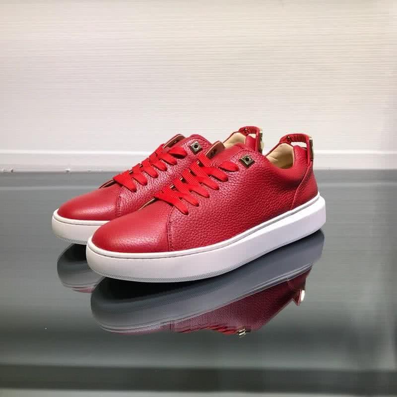 Buscemi Sneakers Leather Red Upper White Sole Men 1