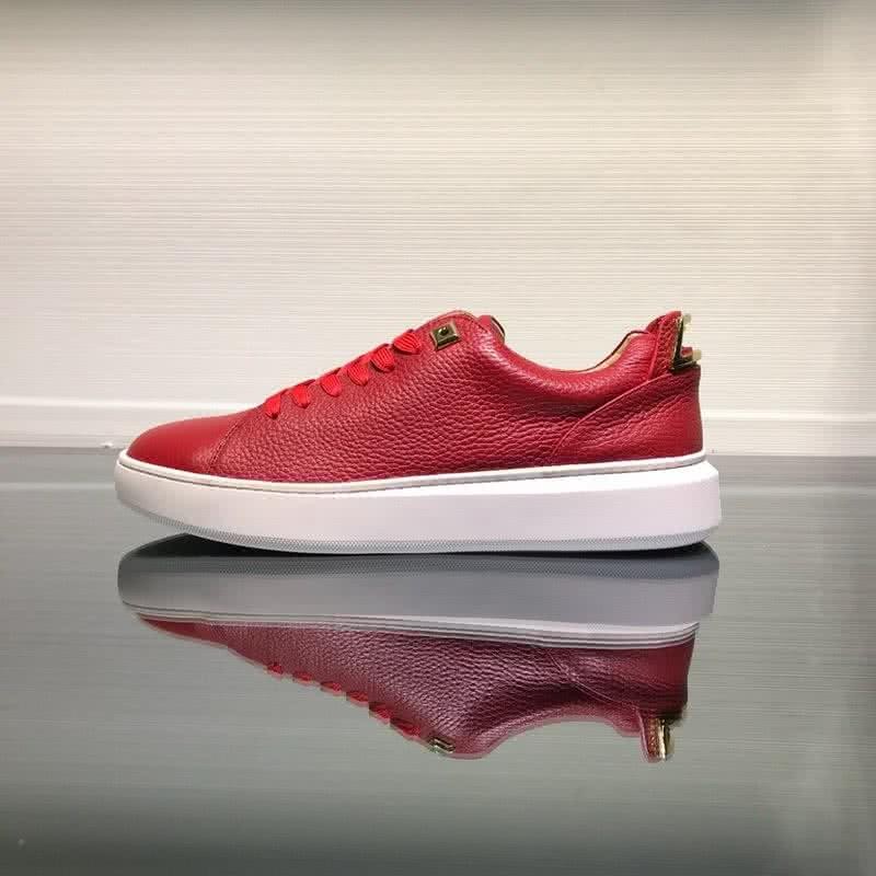 Buscemi Sneakers Leather Red Upper White Sole Men 9