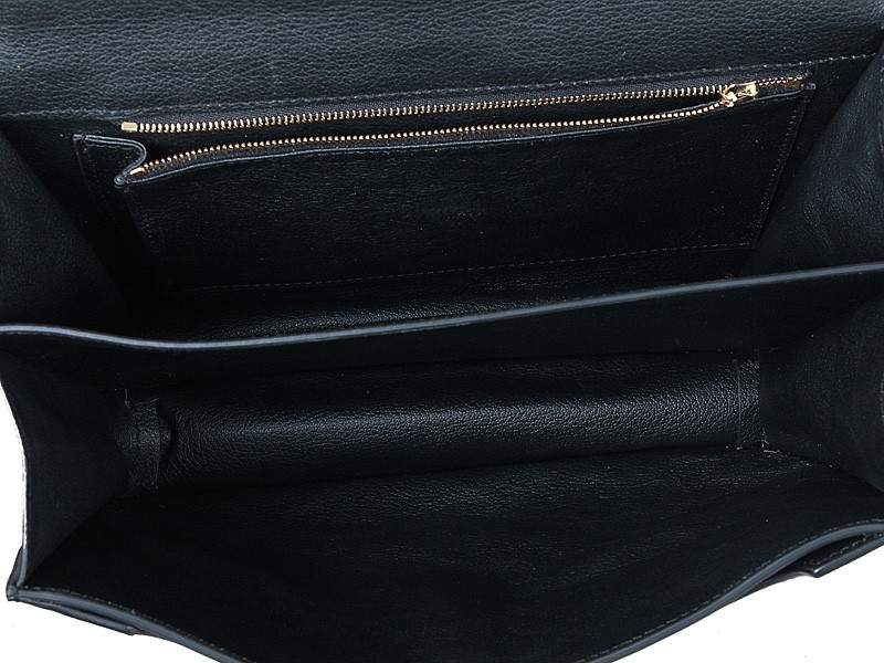 Hermes Stirrup Shoulder Bag Black 9