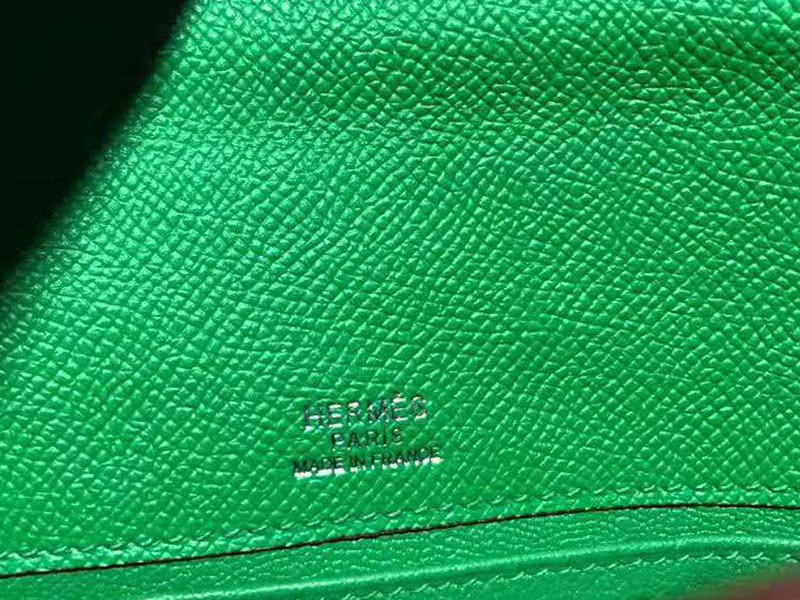 Hermes Epsom Mini Kelly Pochette Gold Hardware Green 8