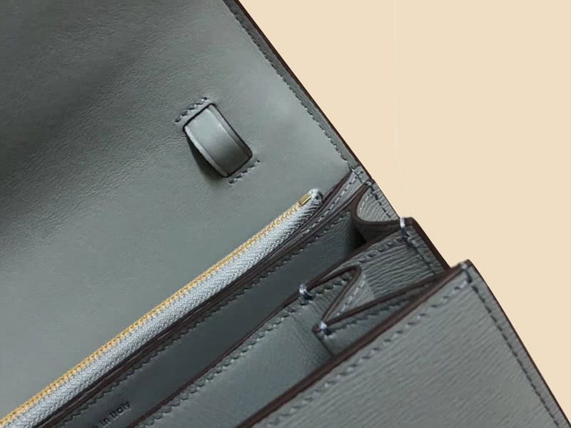 Celine Medium Classic Bag In Box Calfskin Grey 7