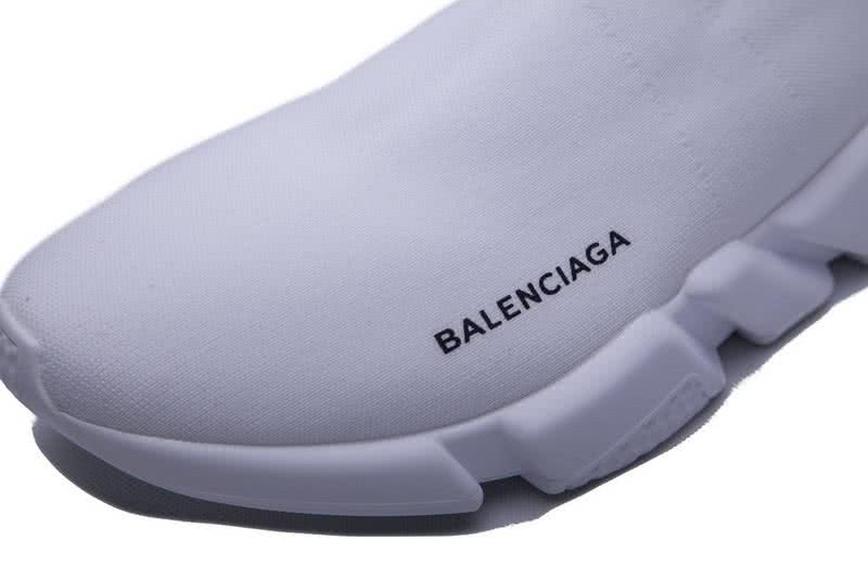 Mens Balenciaga Speed Trainers All White Sneakers Sale 9