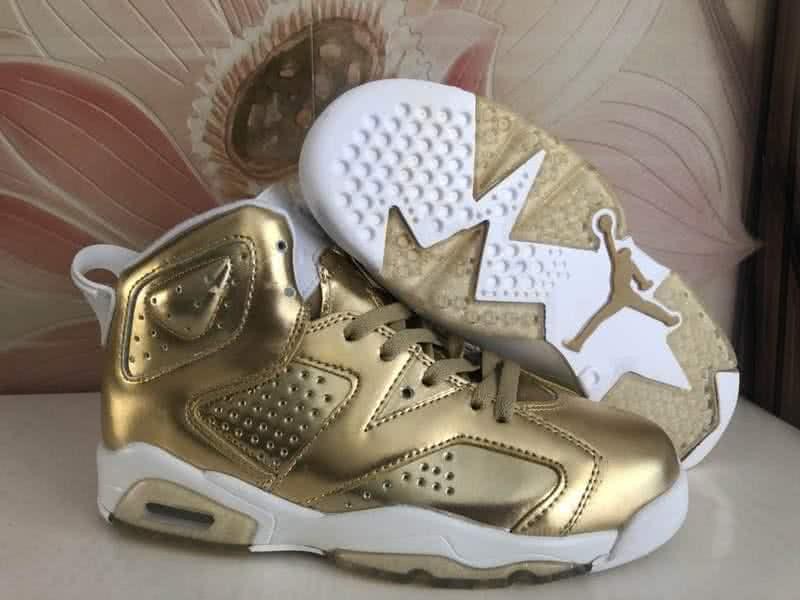 Air Jordan 6 Gold Women 1
