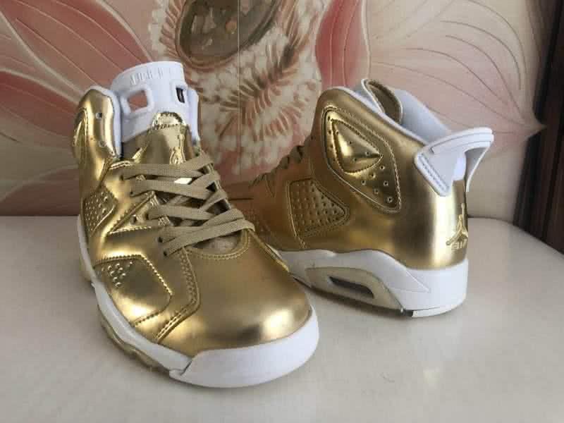 Air Jordan 6 Gold Women 3