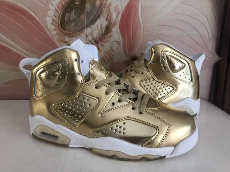 Air Jordan 6 Gold Women 5