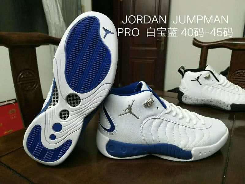 Air Jordan 12 White Upper Blue Sole Men 1