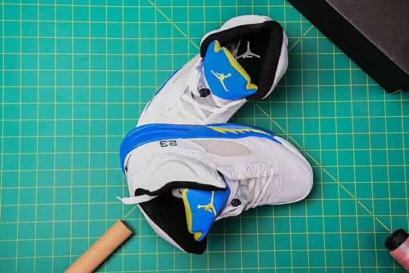 Air Jordan 5 Blue And White Men 5