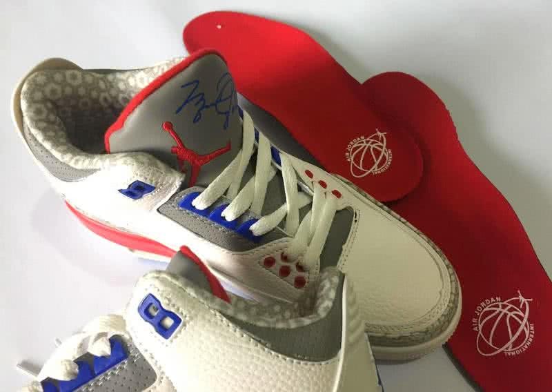 Air Jordan 3 Shoes White And Red Men 6