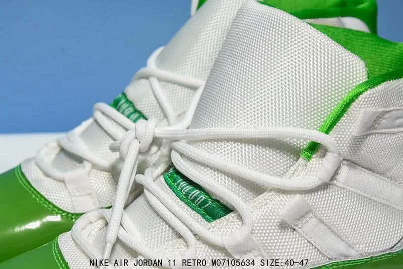 Air Jordan 11 Green And White Men 2