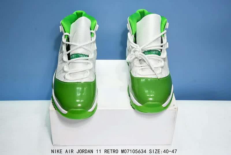 Air Jordan 11 Green And White Men 3