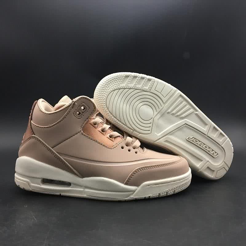 Air Jordan 3 Shoes Rose Gold Women 5