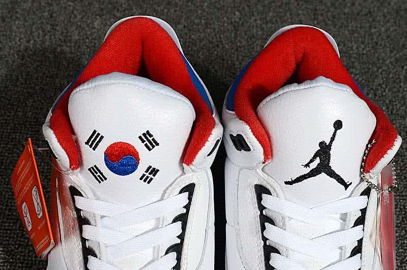 Air Jordan 3 Shoes White Grey And Red Men 3