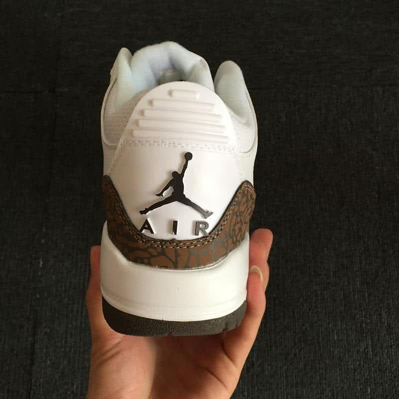 Air Jordan Shoes Brown And White Men 5