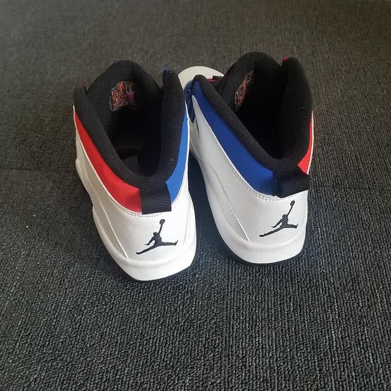 Air Jordan 10 White  And Red Men 4