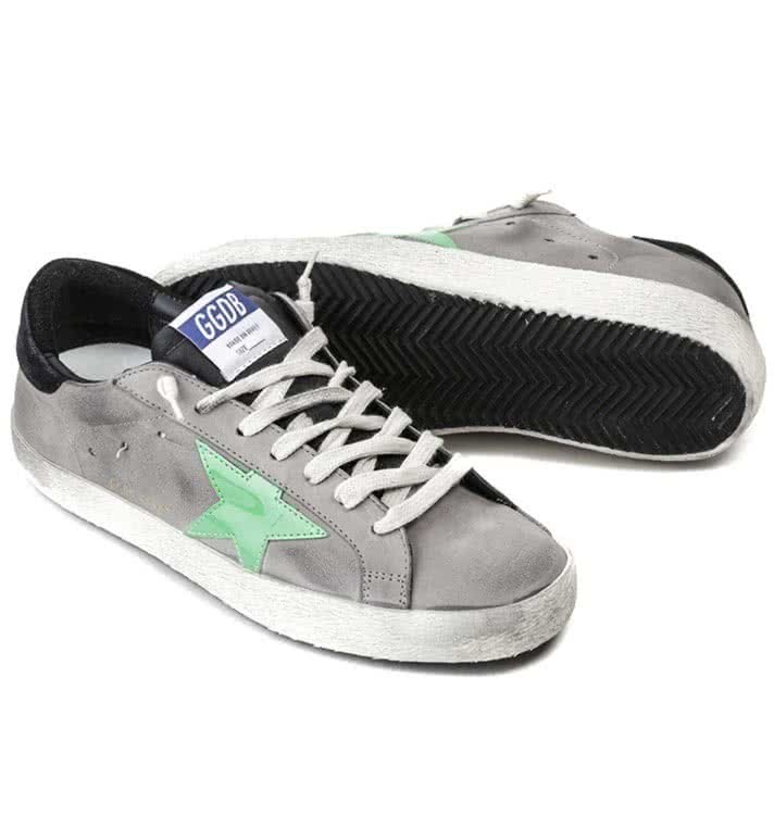 Golden Goose Grey with Green Star 1