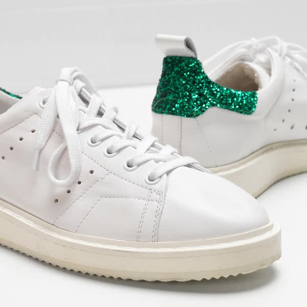 Golden Goose Starter Sneakers G30WS631 leather Contrasting-coloured glitter 4