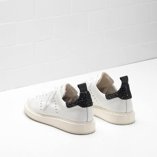 Golden Goose Starter Sneakers G30WS631.D5 calf leather Glittery tab is contrasting colour 3