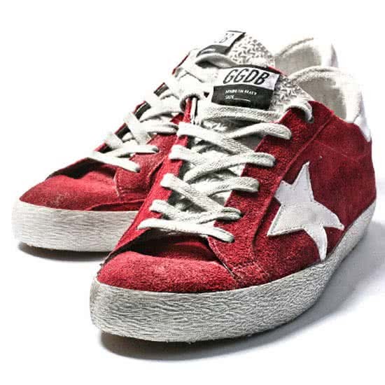 Golden Goose Superstar GGDB Red With White 1
