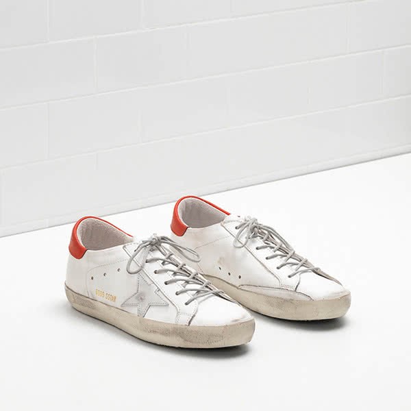 Golden Goose Superstar Sneakers Calf Laminated Leather Rubber Sole 2