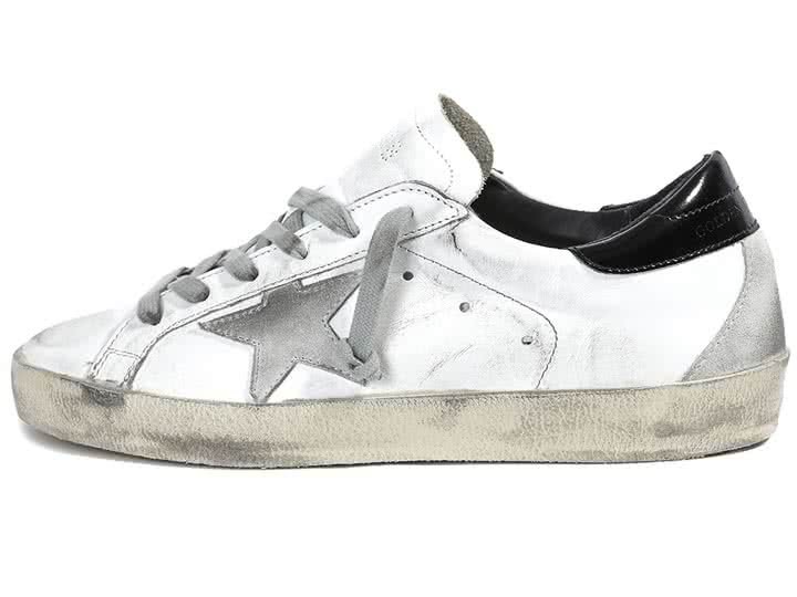 Golden Goose Super Star Sneakers in Leather With Suede Star white black cream 2