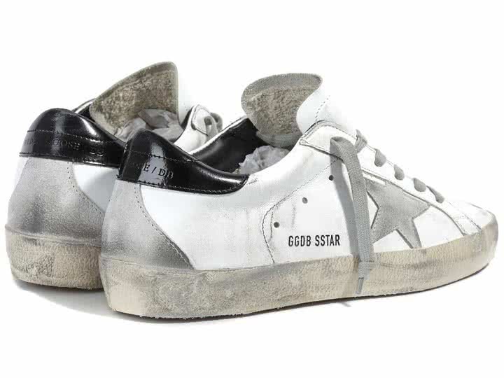 Golden Goose Super Star Sneakers in Leather With Suede Star white black cream 5