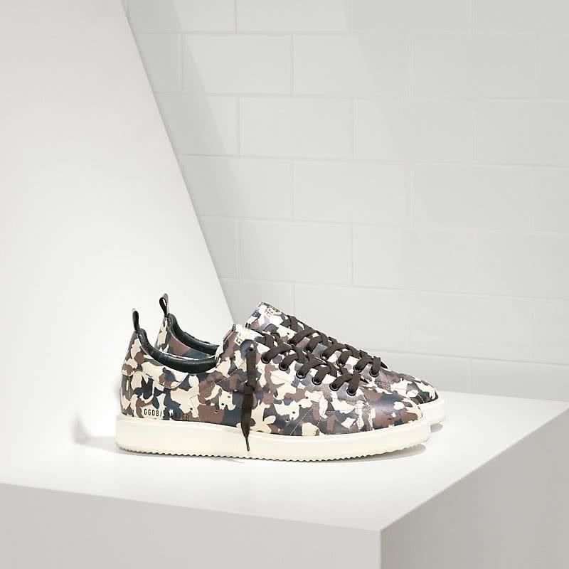 Golden Goose Starter Sneakers in Calf Leather Black White Sole 1