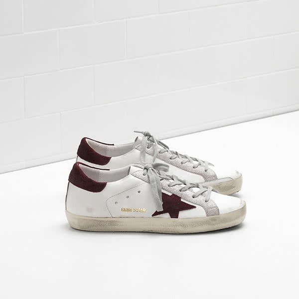 Golden Goose Superstar Sneakers G30WS590.F53 Calf Leather white brown 1