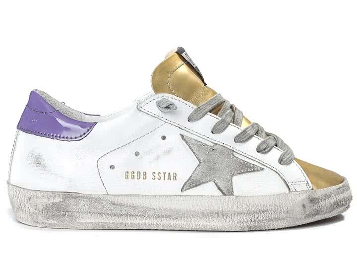 Golden Goose1230 Super Star Sneakers in Leather With Suede Star white gold 4