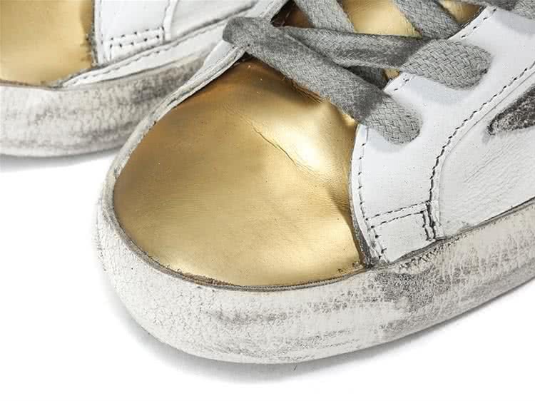 Golden Goose1230 Super Star Sneakers in Leather With Suede Star white gold 7