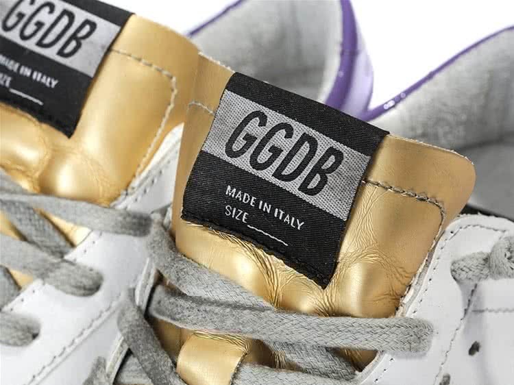 Golden Goose1230 Super Star Sneakers in Leather With Suede Star white gold 9