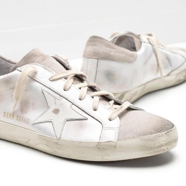 Golden Goose Superstar Sneakers G30WS590.A96 Calfskin Leather Coated In Silk 4