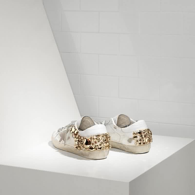 Golden Goose Sneakers Super Star Limited Edition in Camoscio Gold Diamond 3
