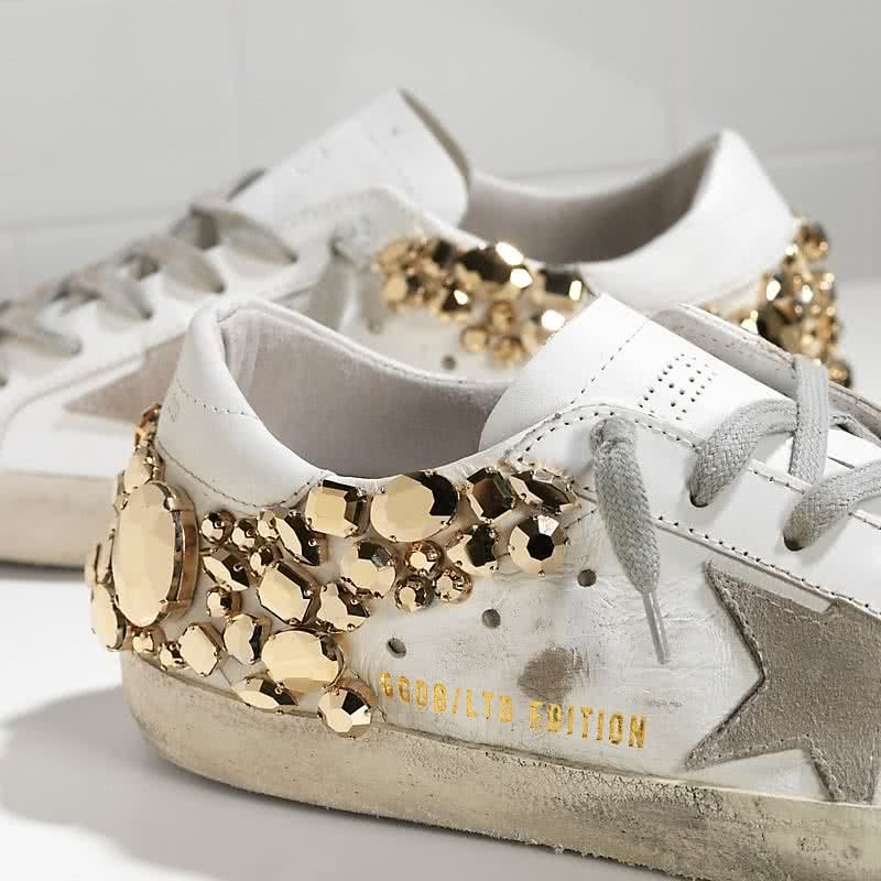 Golden Goose Sneakers Super Star Limited Edition in Camoscio Gold Diamond 4