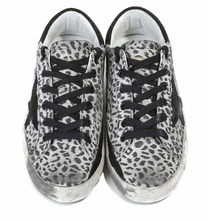 Golden Goose Super Star Sneaker in Leather With Suede Star white leopard eagle 6