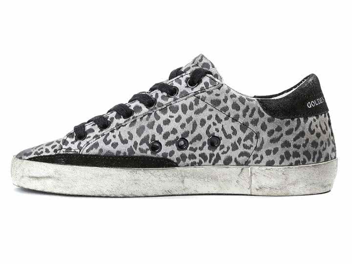 Golden Goose Super Star Sneaker in Leather With Suede Star white leopard eagle 8
