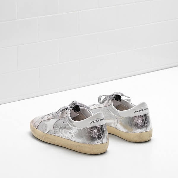Golden Goose Superstar Sneakers G30WS590 Uppers Laminated Fabric Wrinkled Effect 3