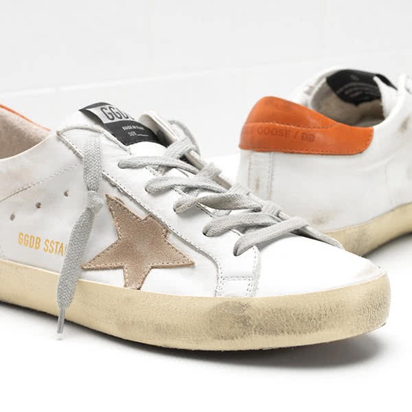 Golden Goose Superstar Sneakers G30WS590.B34 Calf Suede tab Leather  4