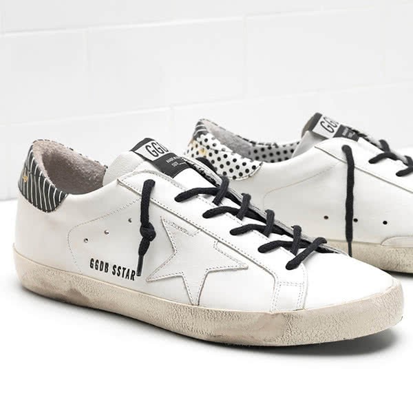 Golden Goose Superstar Sneakers G30WS590.B20 Calf Leather white black 4
