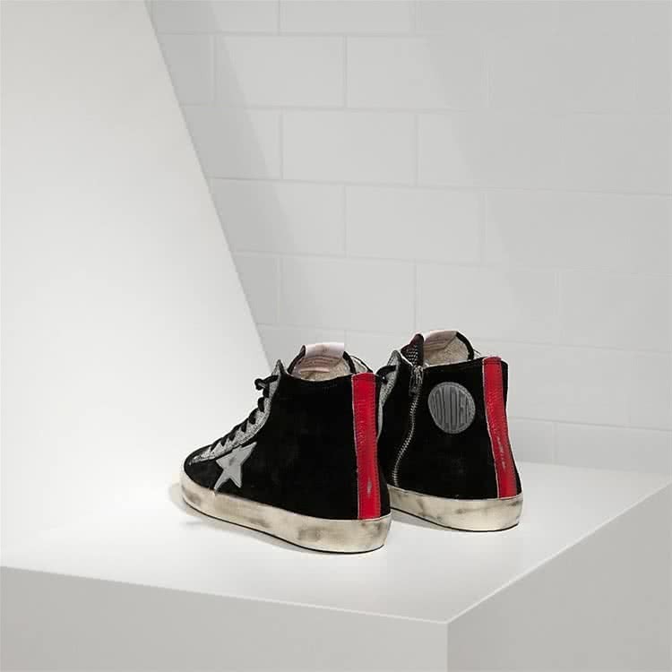 GGDB FRANCY SNEAKERS IN SUEDE WITH LEATHER STAR black suede strawber 2