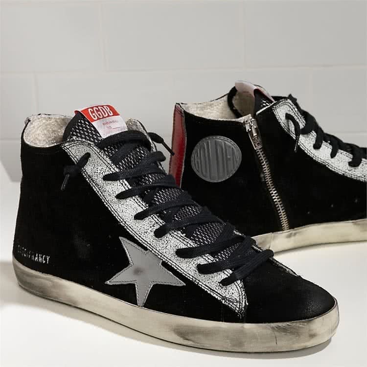 GGDB FRANCY SNEAKERS IN SUEDE WITH LEATHER STAR black suede strawber 3
