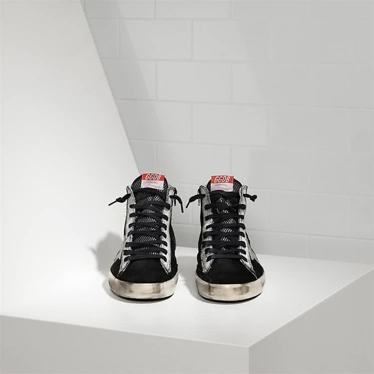GGDB FRANCY SNEAKERS IN SUEDE WITH LEATHER STAR black suede strawber 4