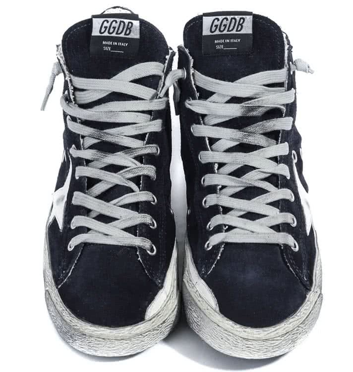 GGDB FRANCY SNEAKERS IN SUEDE WITH LEATHER STAR navy suede 3